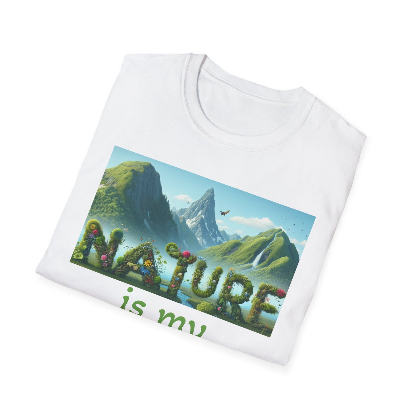 Nature is My Therapy Unisex Softstyle T-Shirt - Nature Lover Tee- 2 Colors