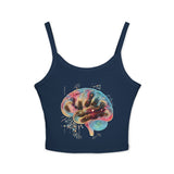 4D Brain Women's Spaghetti Strap Tank Top