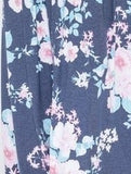 Floral V Neck Ruffle Dress-2 Colors