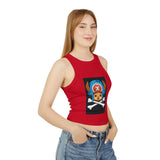 Custom Made One Piece Chopper Women's Micro Rib Racer Tank Top- 4 Colors