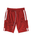 Men's Two Stripe Cargo Pouch Shorts- 8 Colors
