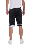 MEN'S STRIPED BAND SOLID BASKETBALL SHORTS-7 COLORS