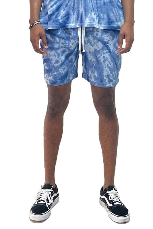 Men's Cyclone Pinwheel Tie Dyed Shorts-6 Colors