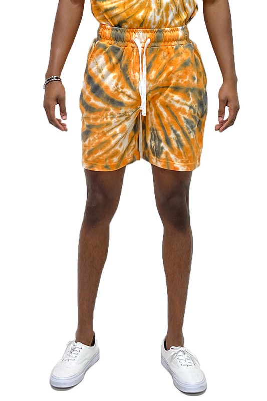 Men's Cyclone Pinwheel Tie Dyed Shorts-6 Colors