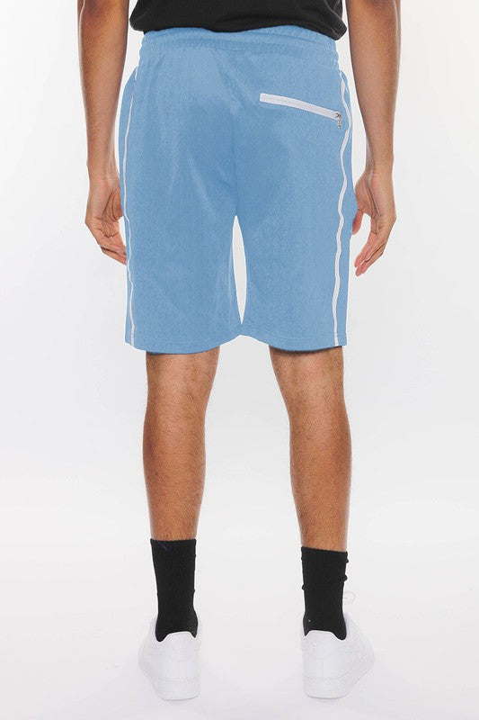MEN'S TAPED STRIPE SHORTS-5 COLORS