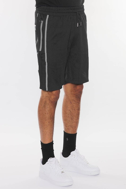 MEN'S TAPED STRIPE SHORTS-5 COLORS