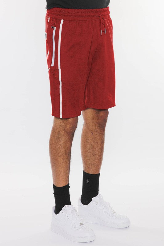 MEN'S TAPED STRIPE SHORTS-5 COLORS
