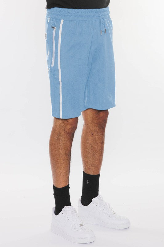 MEN'S TAPED STRIPE SHORTS-5 COLORS