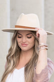 Wide Brim Panama Fedora Hat-4 Colors