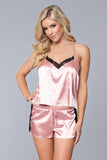 Jasmina Satin Cami & Short Set- 3 Colors