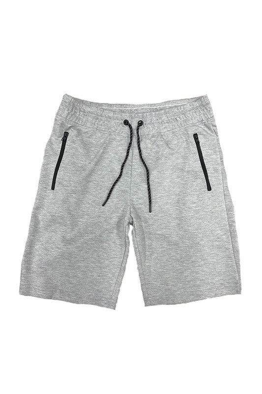 MEN'S COTTON BLEND LOUNGE SWEAT SHORTS-6 COLORS