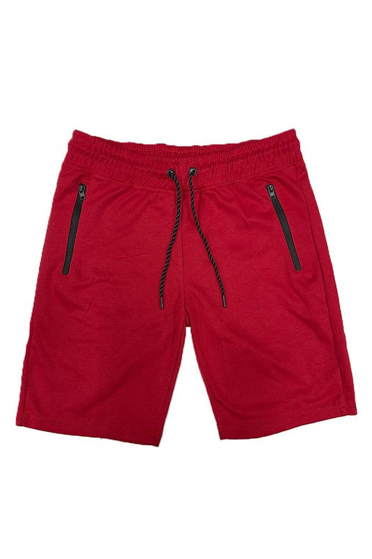 MEN'S COTTON BLEND LOUNGE SWEAT SHORTS-6 COLORS