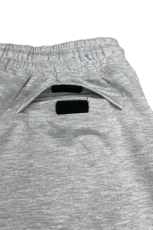 MEN'S COTTON BLEND LOUNGE SWEAT SHORTS-6 COLORS