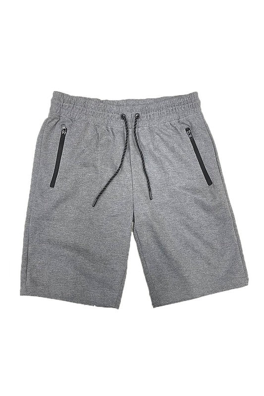 MEN'S COTTON BLEND LOUNGE SWEAT SHORTS-6 COLORS