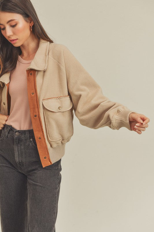 So Cozy Bomber Jacket-4 Colors