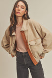 So Cozy Bomber Jacket-4 Colors