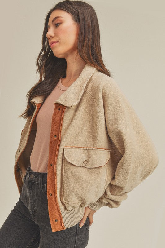 So Cozy Bomber Jacket-4 Colors