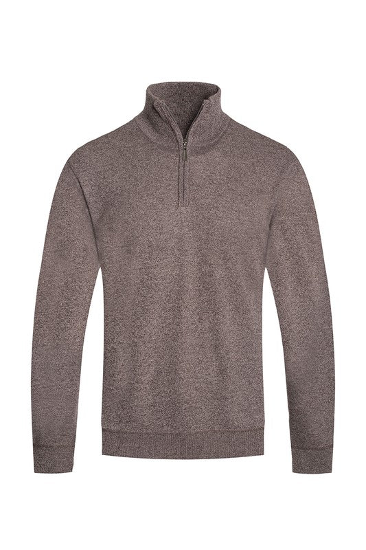 Weiv Men's Knit Quarter Zip Sweater-6 Colors