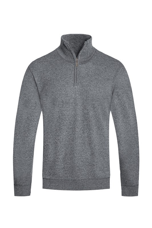 Weiv Men's Knit Quarter Zip Sweater-6 Colors