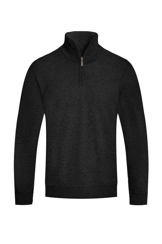 Weiv Men's Knit Quarter Zip Sweater-6 Colors