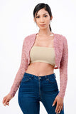 Long Sleeve Evening Lace Bolero- 5 Colors