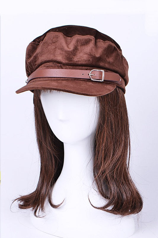 Velour Newsboy Hat-4 Colors