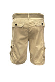 Weiv Men's Belted Cargo Shorts Pockets and Belt