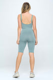 Seamless Ribbed Romper