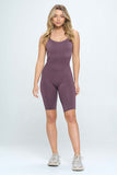 Seamless Ribbed Romper