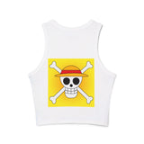 Custom Made One Piece Chopper Women's Micro Rib Racer Tank Top- 4 Colors