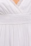 Cap Sleeve Ruffle Mini Dress-2 Colors