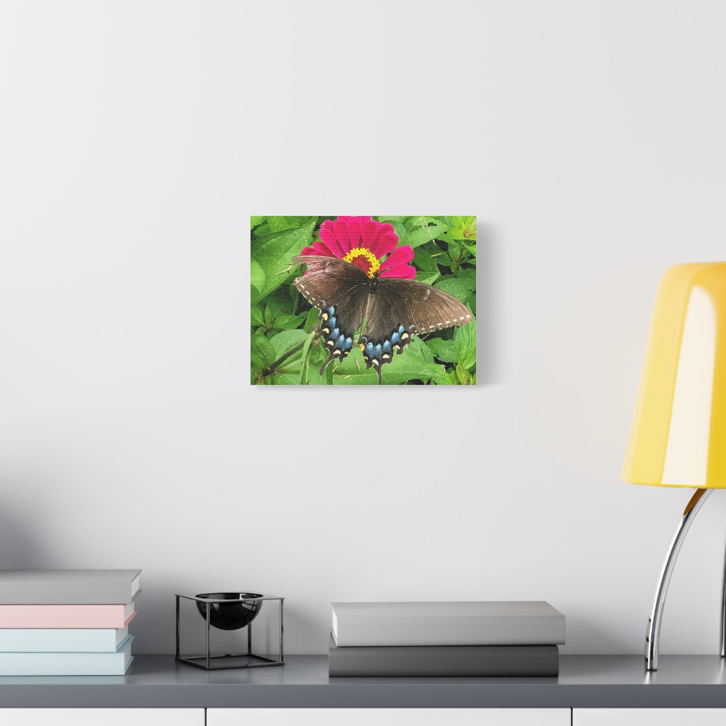Beautiful Butterfly Sucking Nectar Matte Canvas, 12" X 9"