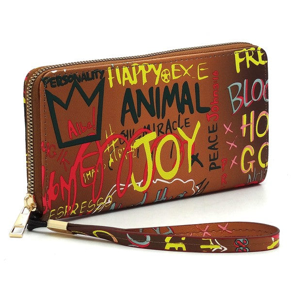 Multi Graffiti Print 3-in-1 Tote Shopper Set