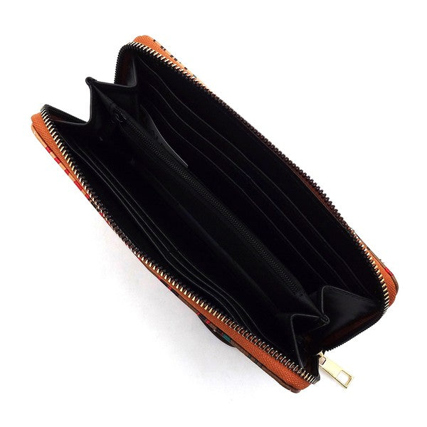 Multi Graffiti Queen Bee Stripe 2-in-1 Satchel