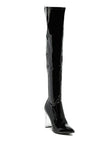 NOIRE THIGH HIGH LONG BOOTS IN PATENT PU- 4 COLORS