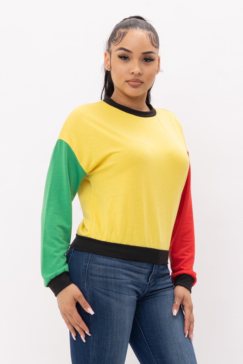 Rasta Reggae Long Sleeve Top