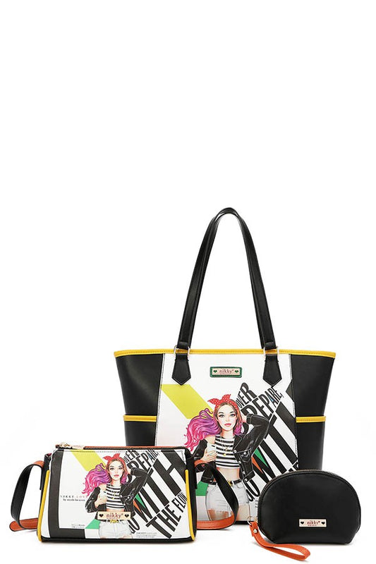 Nicole Lee Nikky "College Girl" 3-Piece Bag Set
