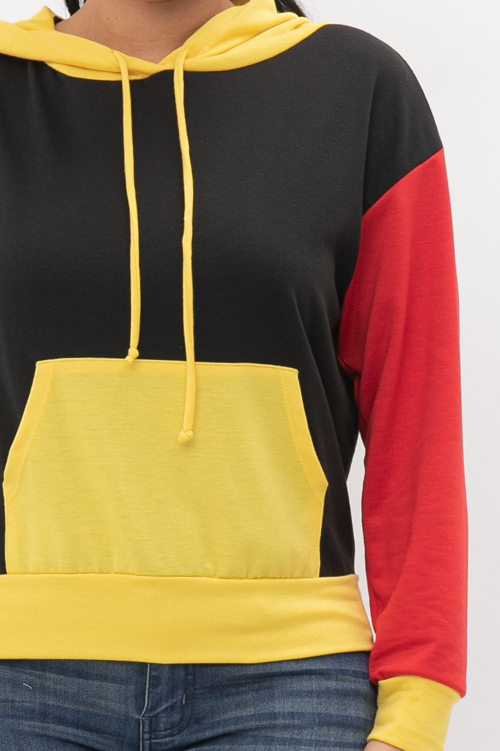 Rasta Reggae Long Sleeve Drawstring Hoodie Jacket