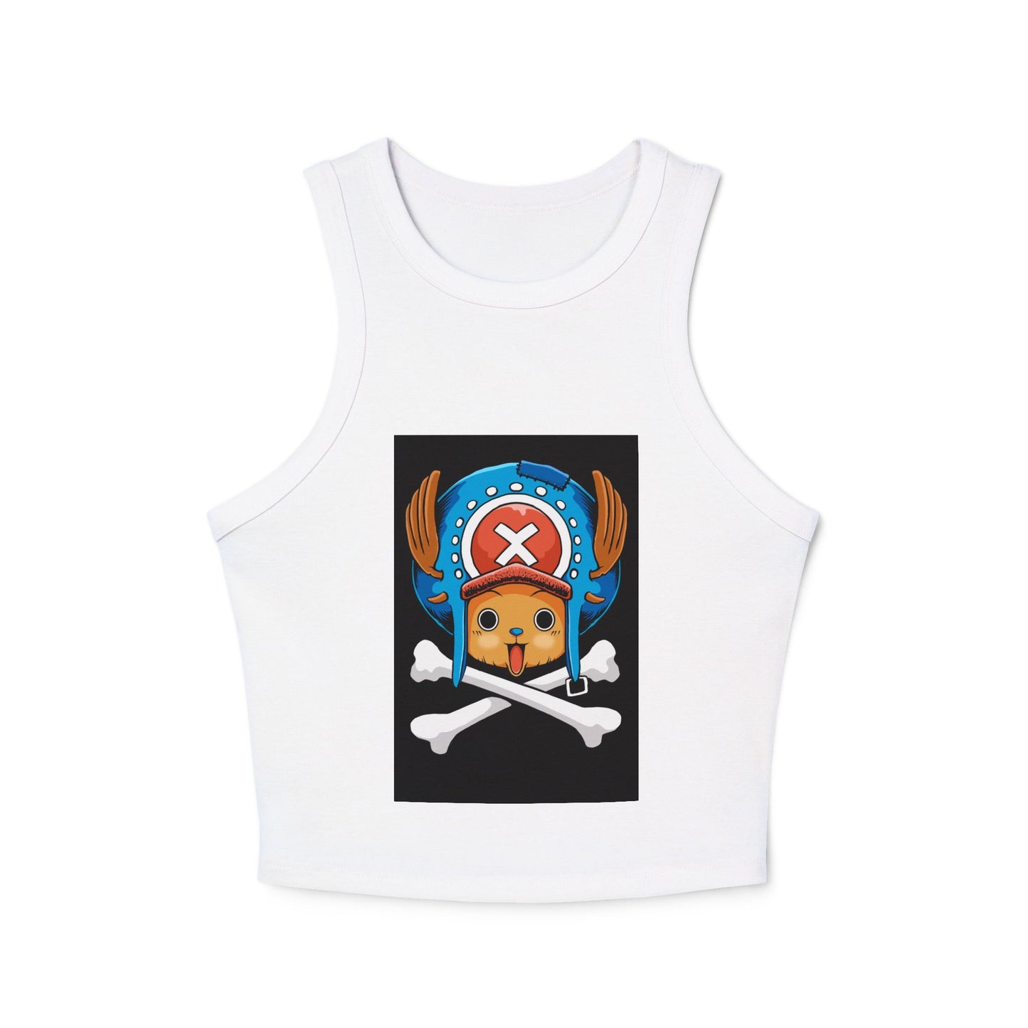 Custom Made One Piece Chopper Women's Micro Rib Racer Tank Top- 4 Colors