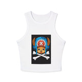 Custom Made One Piece Chopper Women's Micro Rib Racer Tank Top- 4 Colors