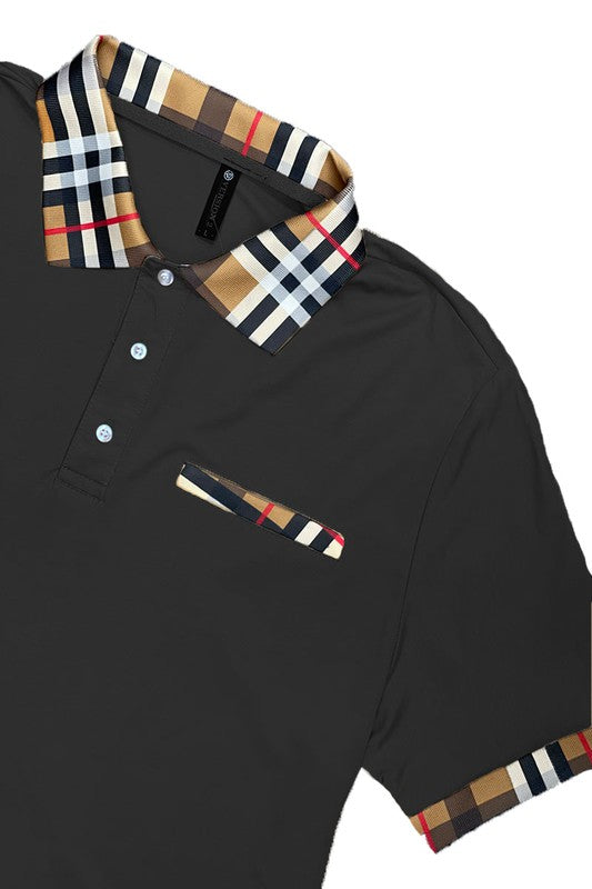 Checkered Plaid Short Sleeve Ploto Shirt- 4 Colors