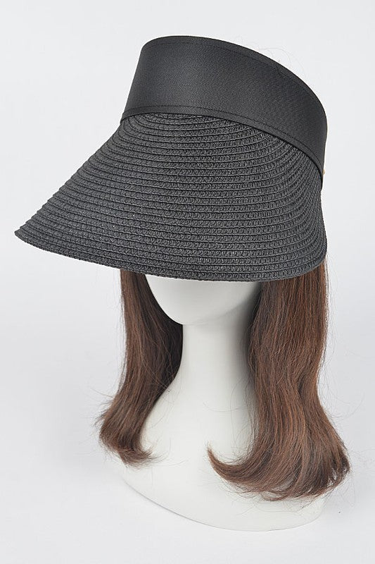 Straw Visor Sun Hat-3 Colors