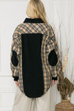 Oversized Elbow Patch Shirt Jacket- 3 Colors