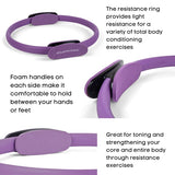 Pilates Resistance Ring for Strengthening Core (6 Colors)