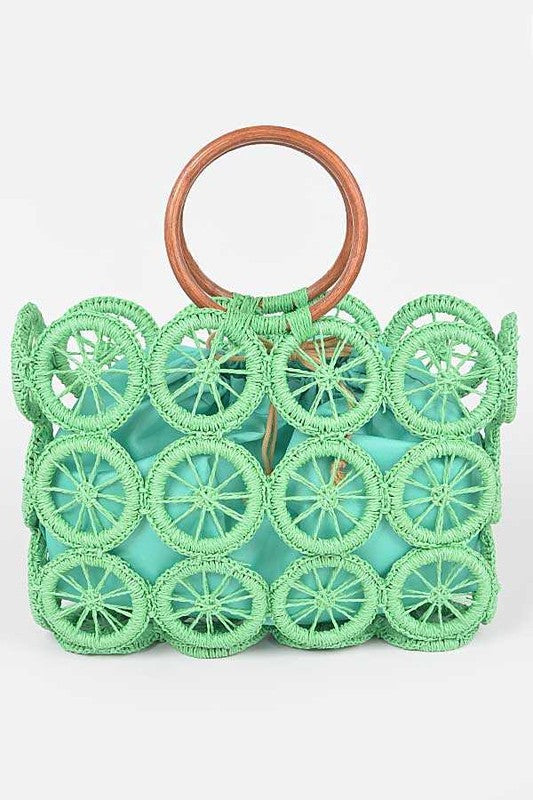 Weaved Straw Summer Bag-5 Colors