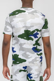 Weiv Men's  Full Camo Short Sleeve T-Shirt-5 Colors