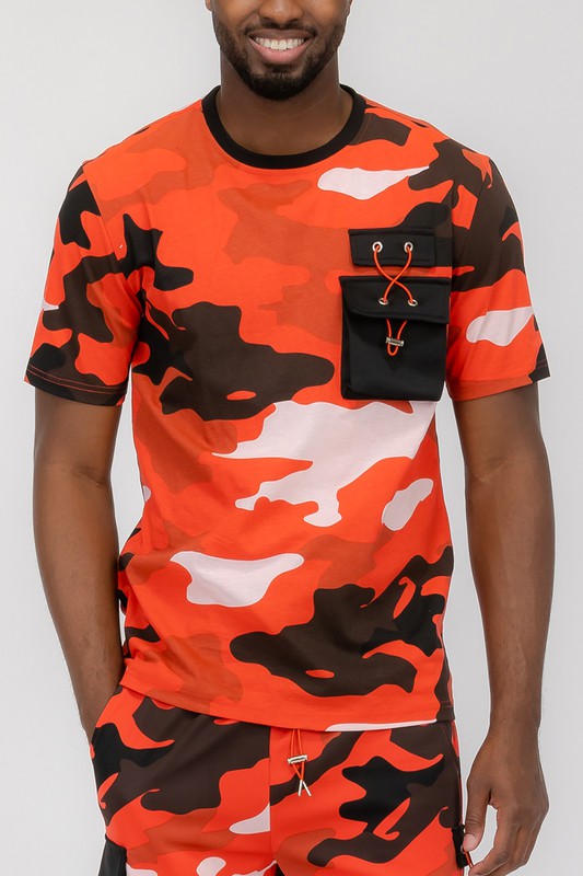Weiv Men's  Full Camo Short Sleeve T-Shirt-5 Colors