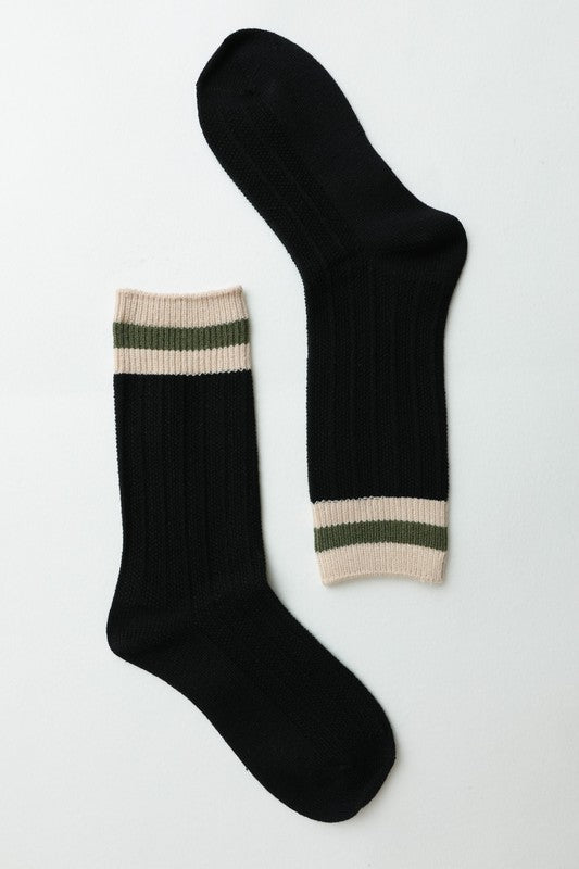 Color Block Socks- 6 Colors