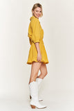 Plus Size Mini Flare Dress-2 Colors