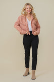 Zoey Distressed Corduroy Jacket-2 Colors